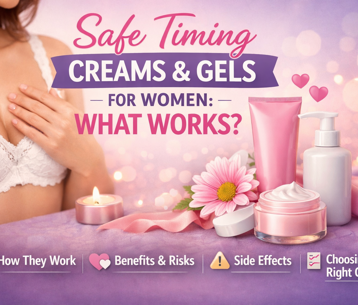 safe timing creams and gels