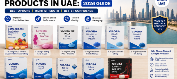 Top Sildenafil and Viagra products in UAE 2026