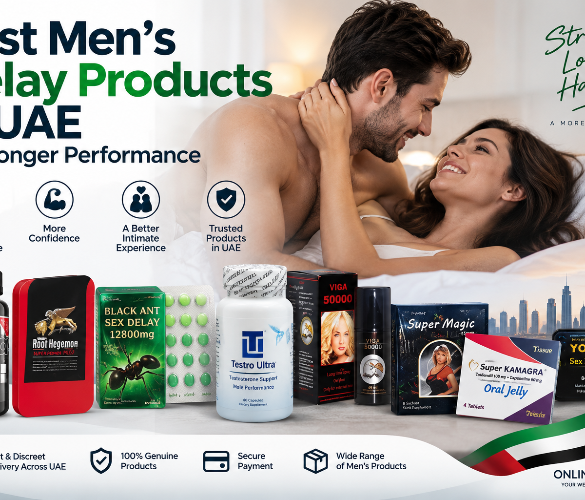 Best Men’s Delay Products in UAE for Longer Performance